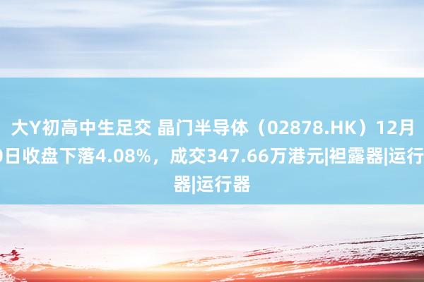 大Y初高中生足交 晶门半导体（02878.HK）12月10日收盘下落4.08%，成交347.66万港元|袒露器|运行器